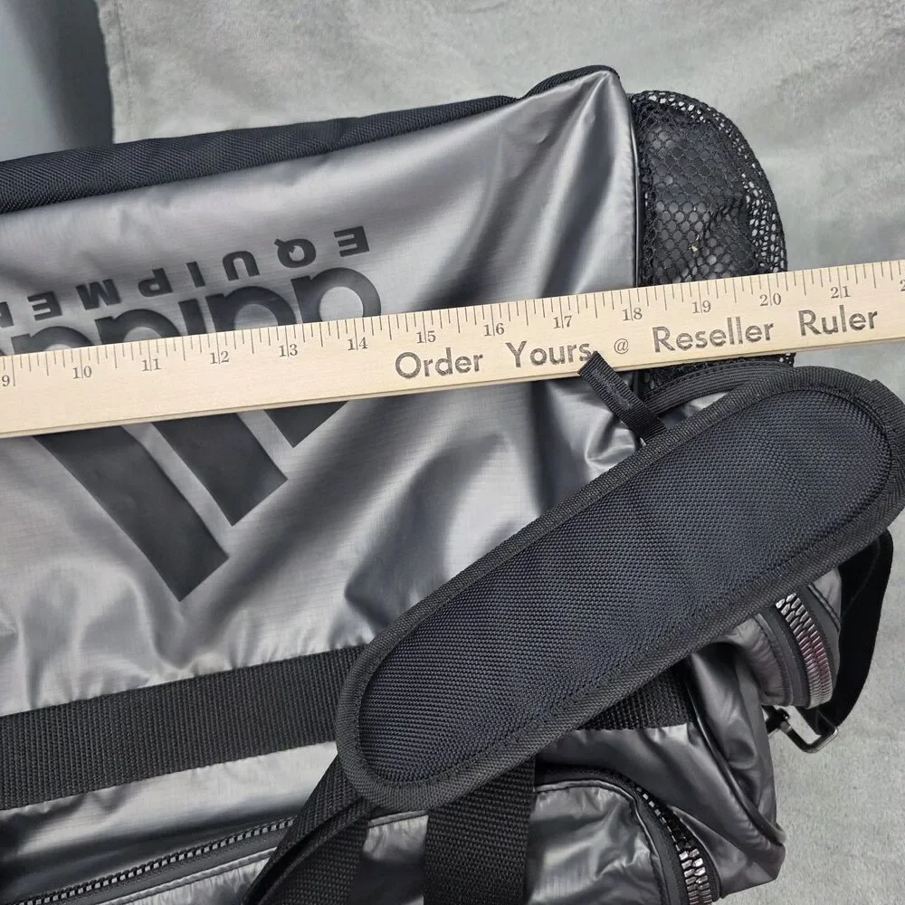 Adidas Originals Equipment Team Bags Grey & Black Trim JY3130